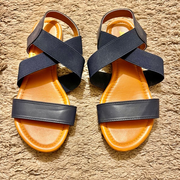 Womens Elastic strappy sandals - Picture 2 of 4